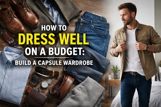 How to dress well on a budget- mens capsule wardrobe