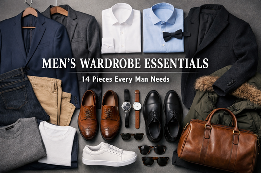 Men’s Wardrobe Essentials: 14 Pieces Every Man Needs for a Timeless Style